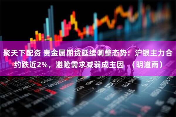 聚天下配资 贵金属期货延续调整态势：沪银主力合约跌近2%，避险需求减弱成主因  （明道雨）