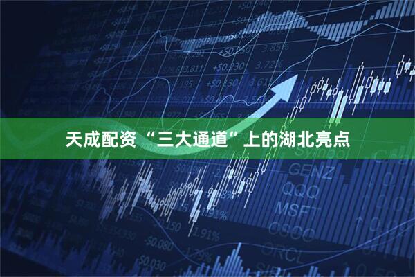 天成配资 “三大通道”上的湖北亮点